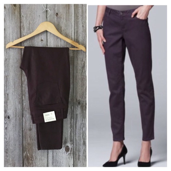 simply vera wang skinny pants